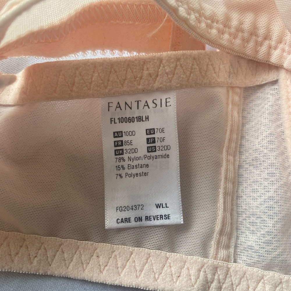 Fantasie Ann-marie Floral & Lace Blend Wire‎ Side Support Bra Size 32DD - Picture 7 of 8